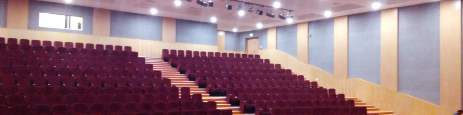 Acoustic work solution in Auditorium